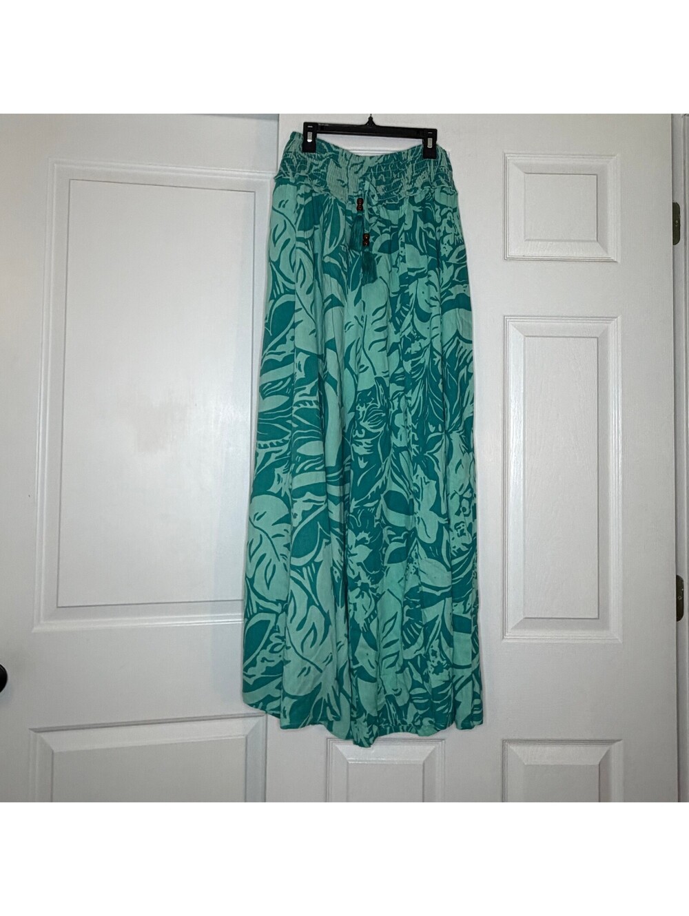 True Destinations Resort Wear Palazzo Pants Boho Mandala Vacation Beach Women L
